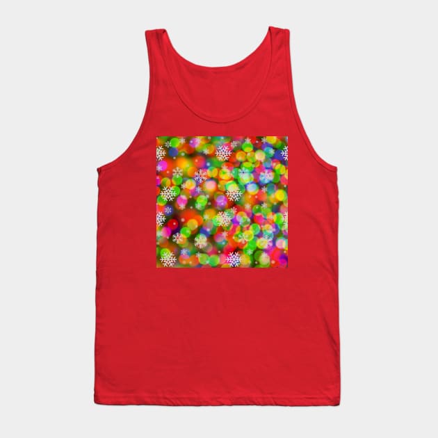 Christmas Lights Tank Top by FabDesign